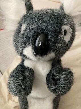 Gray koala bear puppet